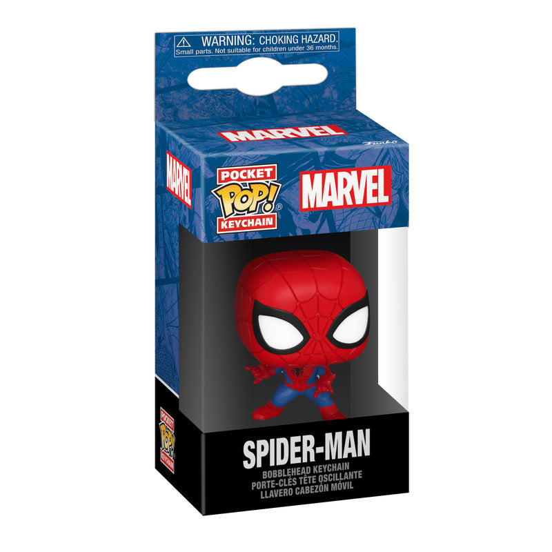 MARVEL : NEW CLASSICS - Spider-Man Funko Pocket Pop! Keychain