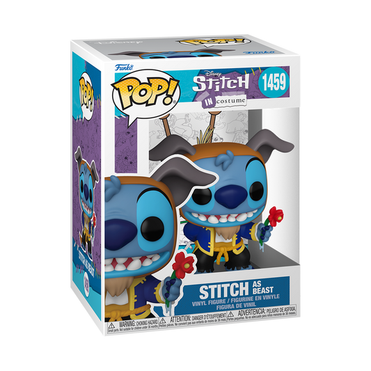 DISNEY : STITCH IN COSTUME - Stitch as Beast #1459 Funko Pop!