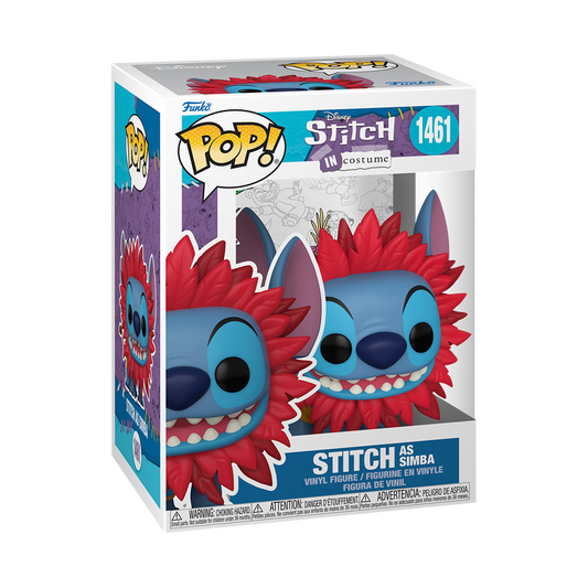 DISNEY : STITCH IN COSTUME - Stitch as Simba #1461 Funko Pop!