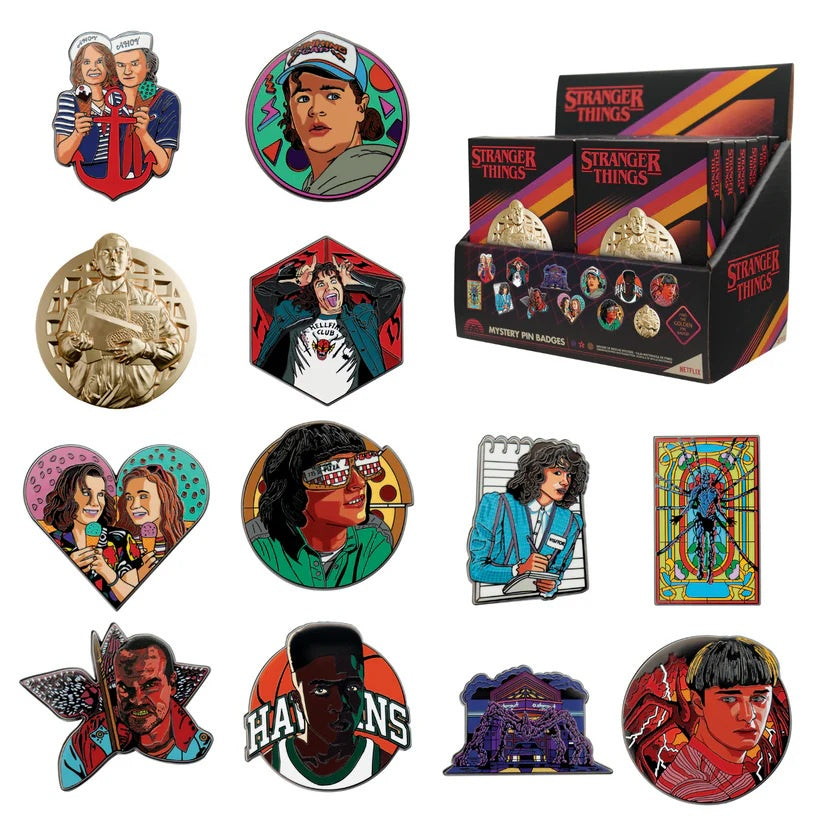 Stranger Things Pin Designs STRANGER THINGS - Mystery Pin Badge (1) – Cool-Merch