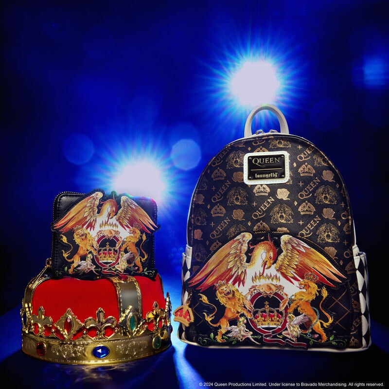 LOUNGEFLY : QUEEN - Crest Mini Backpack