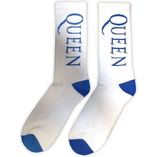 QUEEN - Blue Logo Socks (7-11)