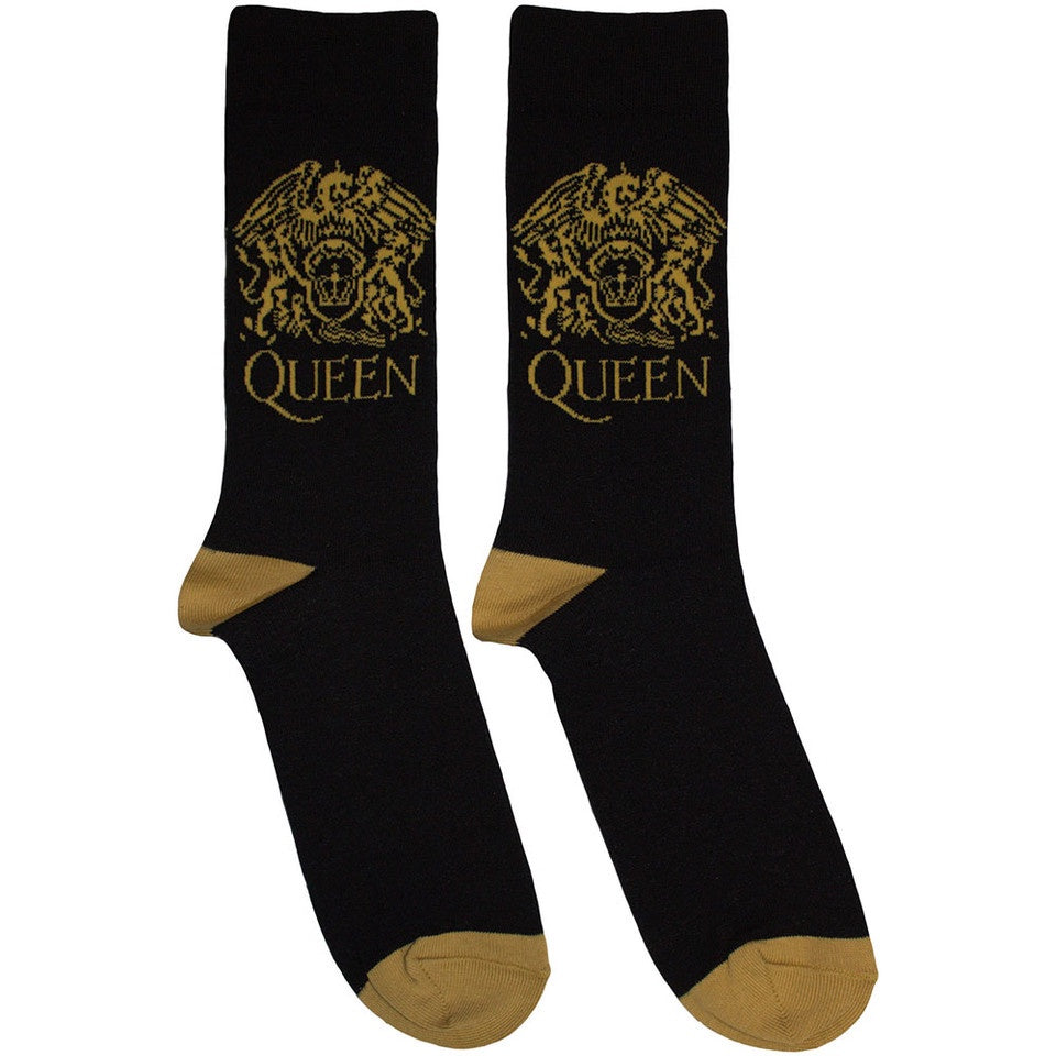 QUEEN - Gold Crest Socks (6-11)