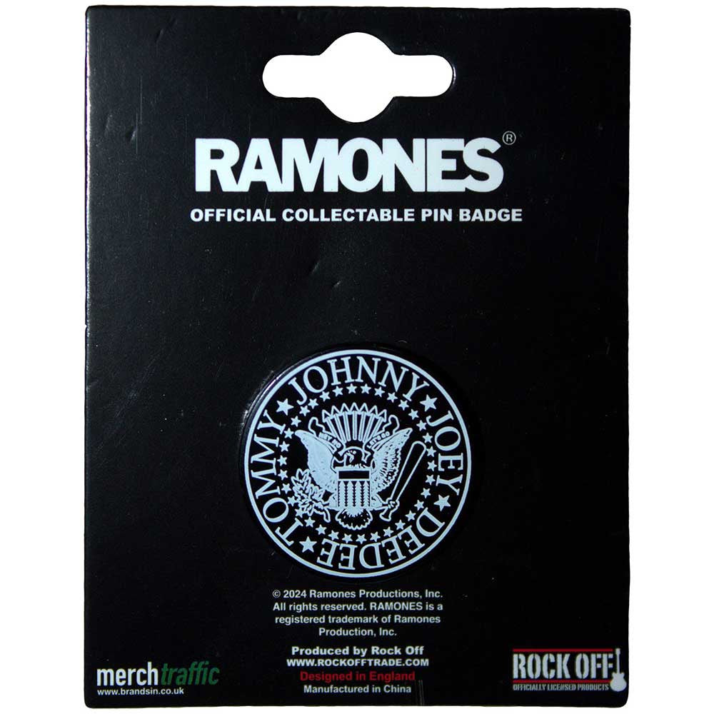 RAMONES - Presidential Seal Emblem Pin Badge