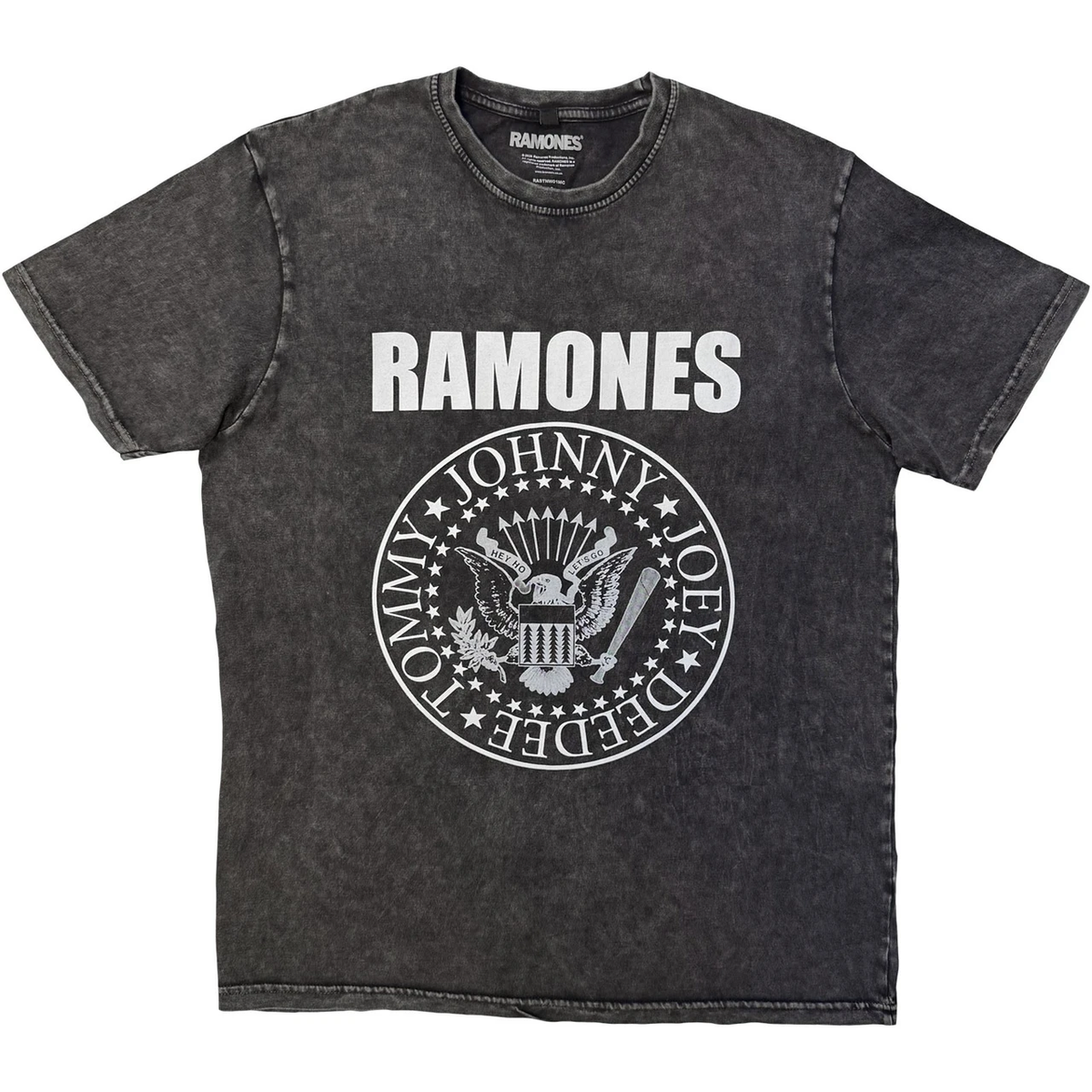RAMONES - Presidential Seal Stone Wash T-Shirt