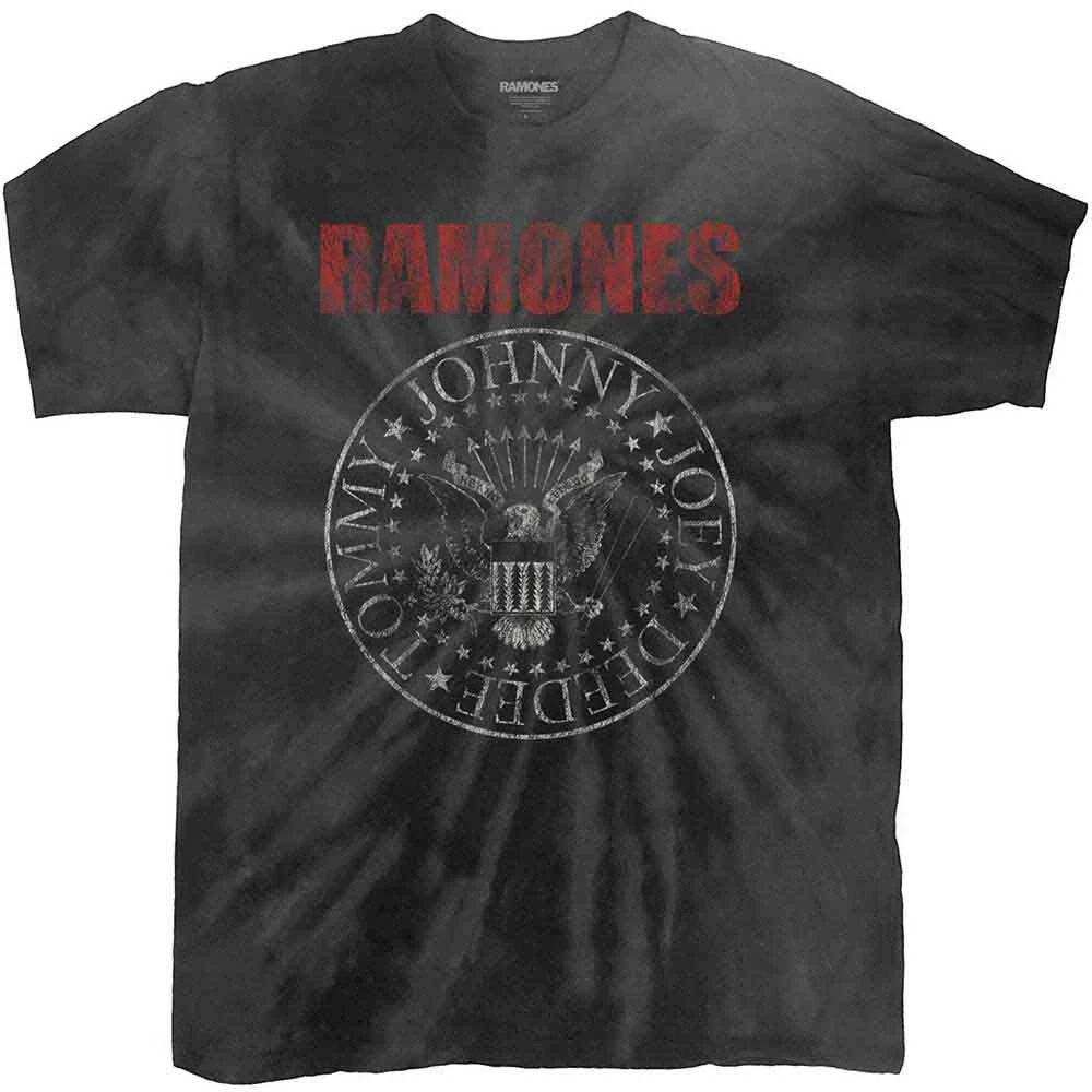 RAMONES - Presidential Seal Wash T-Shirt