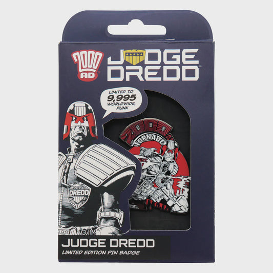 JUDGE DREDD - You're Next Punk Pin Badge