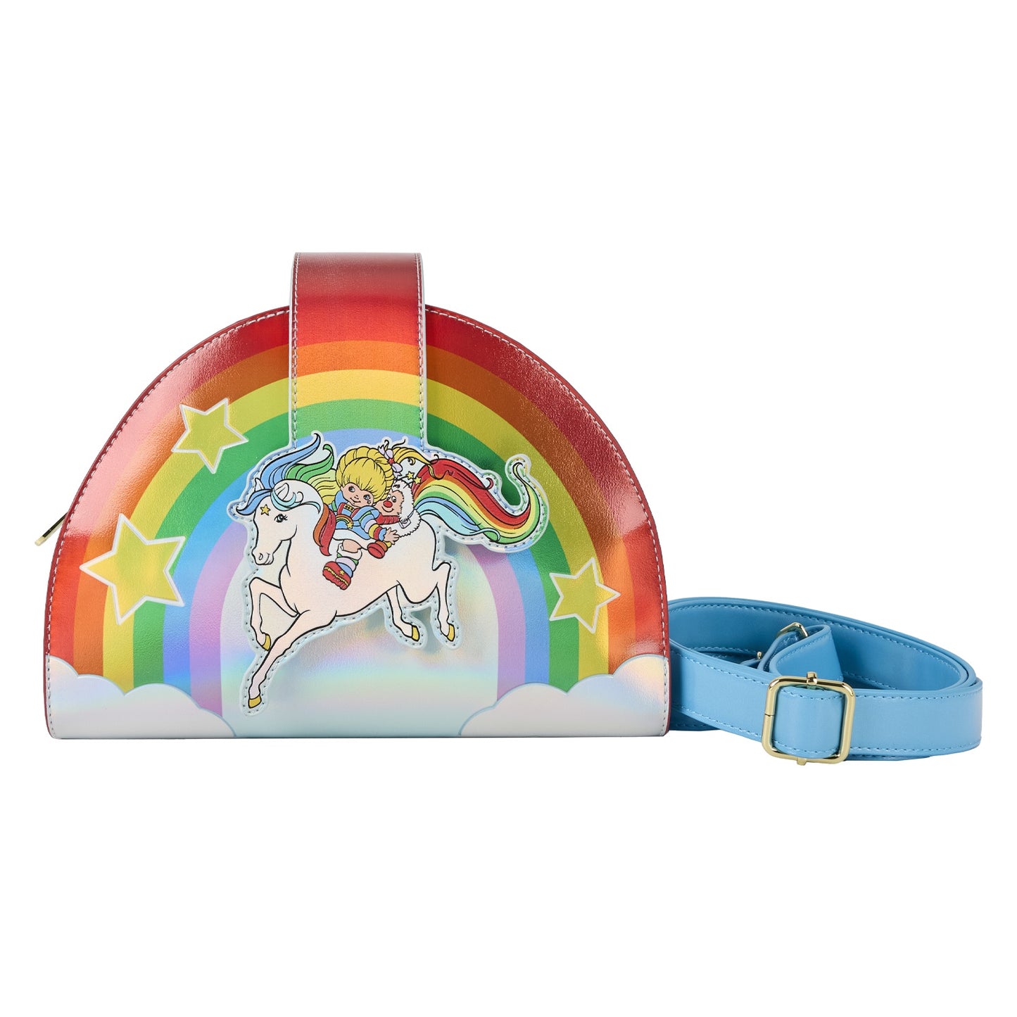 LOUNGEFLY : RAINBOW BRITE - Rainbow Brite & Starlite Crossbody Bag