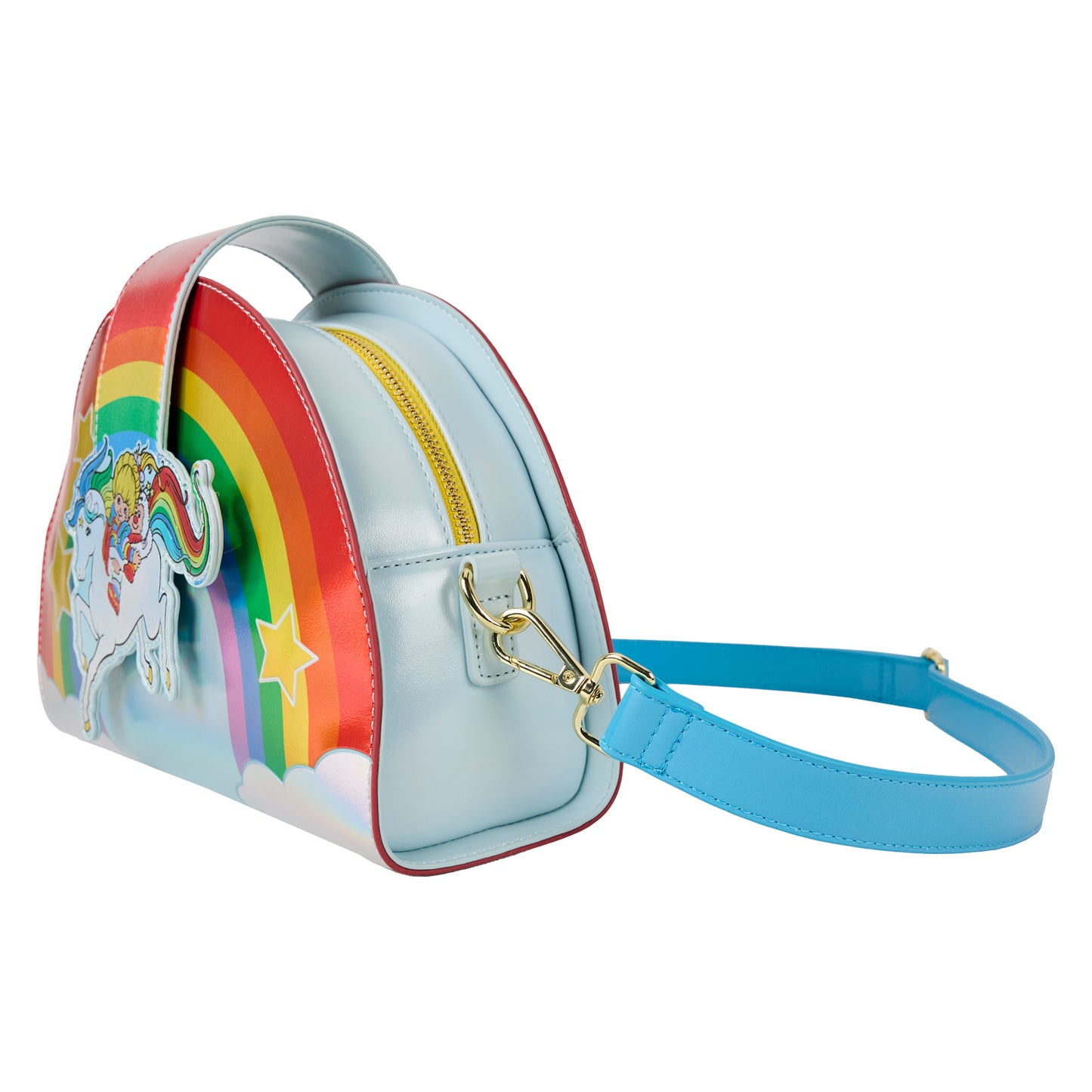 LOUNGEFLY : RAINBOW BRITE - Rainbow Brite & Starlite Crossbody Bag