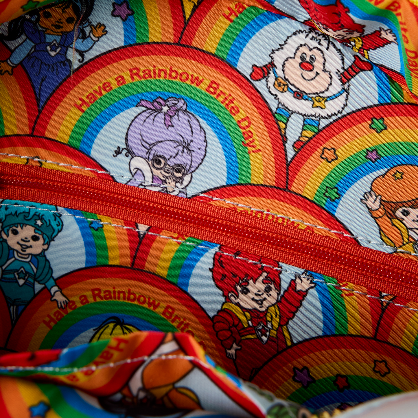 LOUNGEFLY : RAINBOW BRITE - Rainbow Brite & Starlite Crossbody Bag