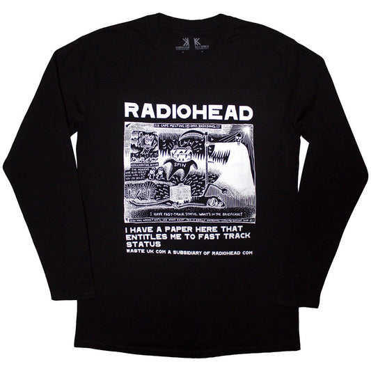 RADIOHEAD - Ice Caps Long Sleeve T-Shirt