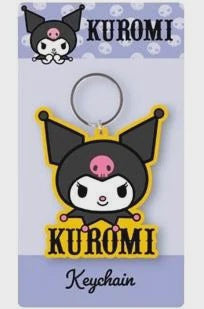 SANRIO - Kuromi Yellow Rubber Keyring