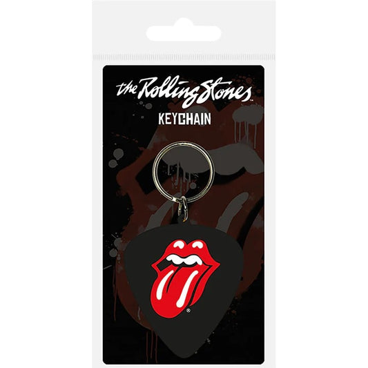ROLLING STONES - Plectrum Rubber Keyring