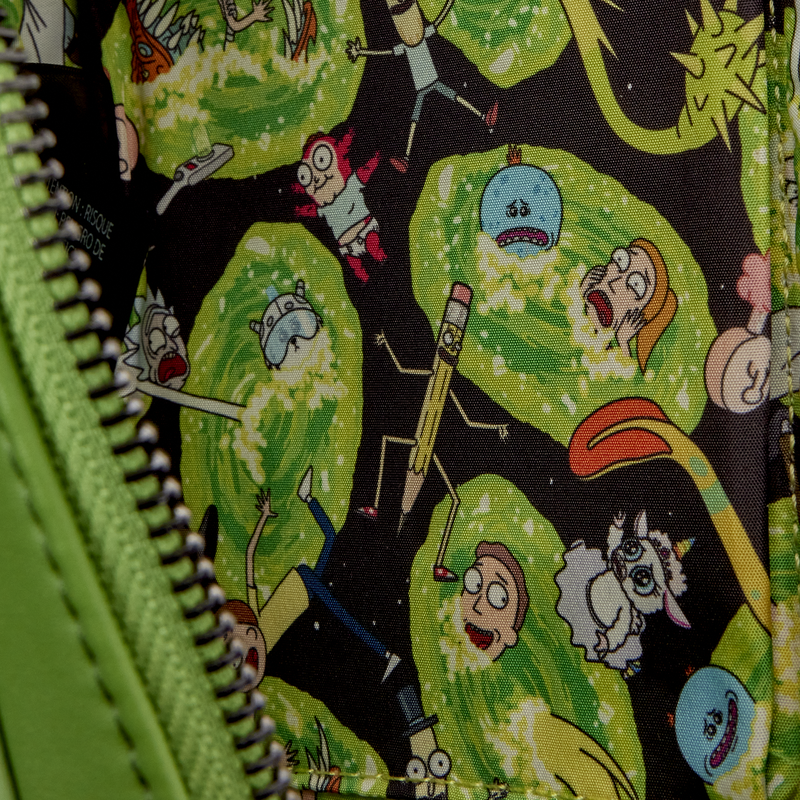LOUNGEFLY : RICK & MORTY - Pickle Rick Sling Bag