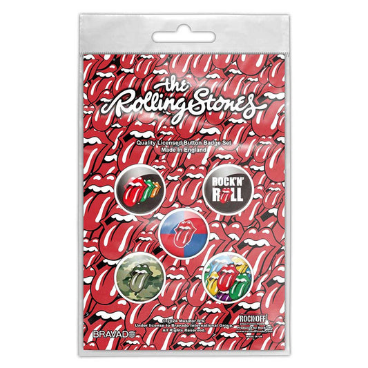 ROLLING STONES - Rock 'N' Roll Badge Pack
