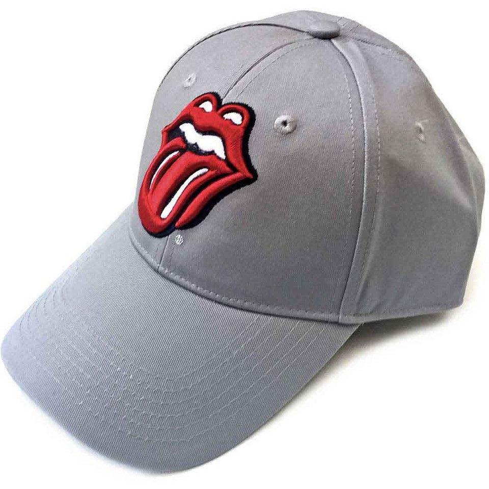 ROLLING STONES - Classic Tongue Grey Baseball Cap