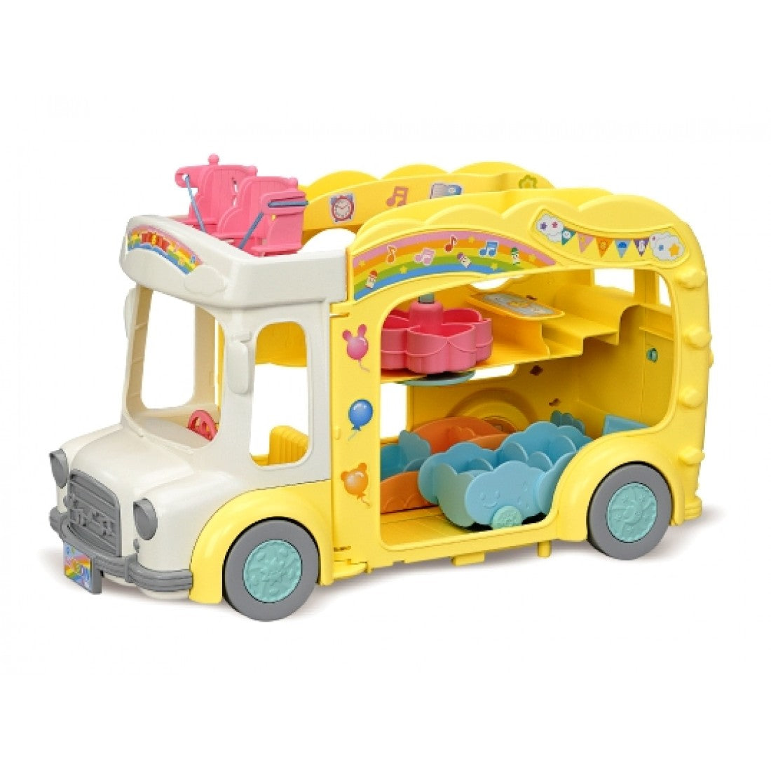 SYLVANIAN FAMILIES - Rainbow Fun Nursery Bus Set