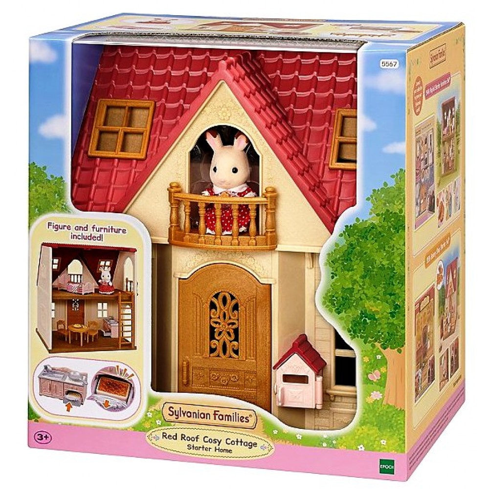 SYLVANIAN FAMILIES - Red Roof Cosy Cottage Figure Set