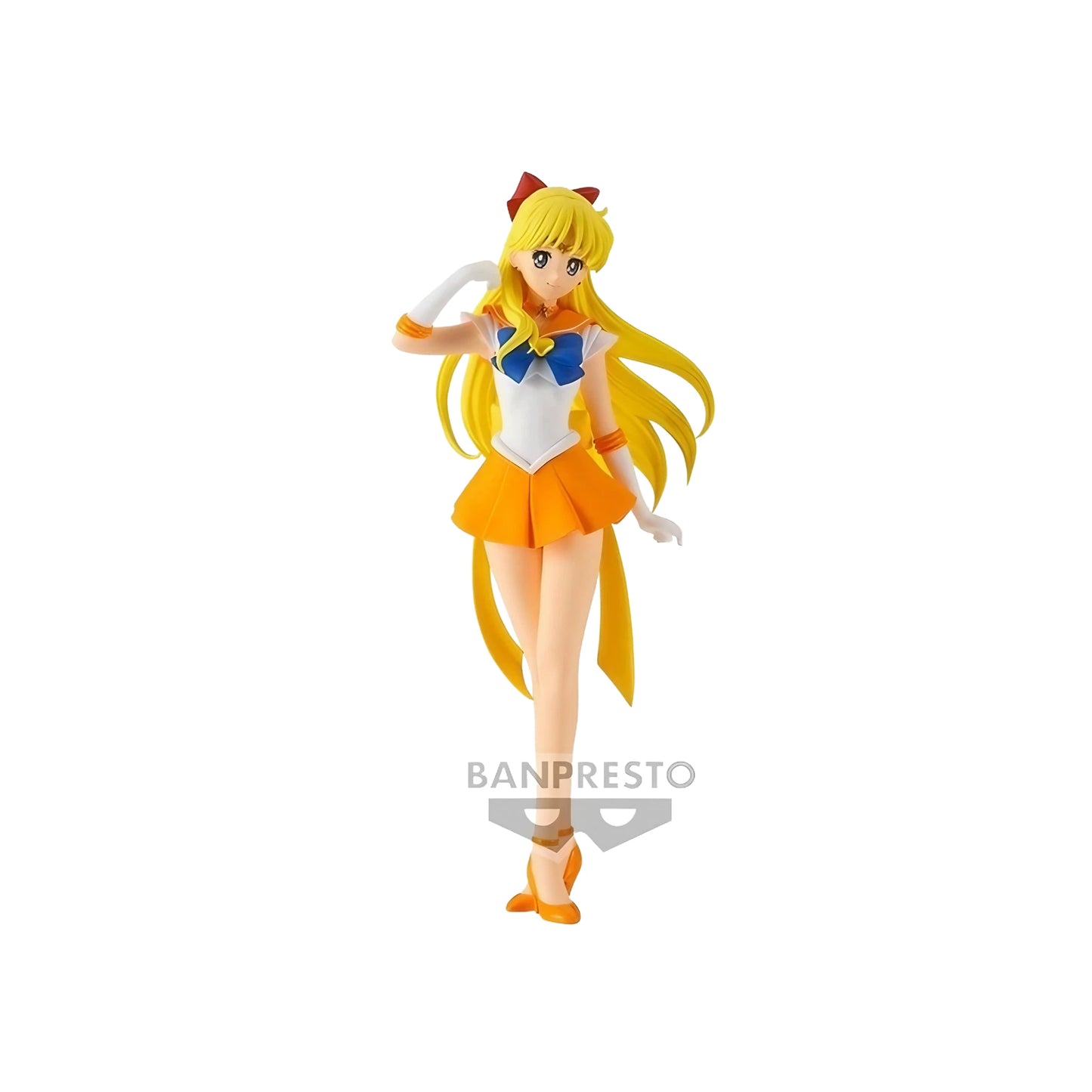 Sailor Venus Glitter & Glamours Banpresto Figure from the Sailor Moon series on display