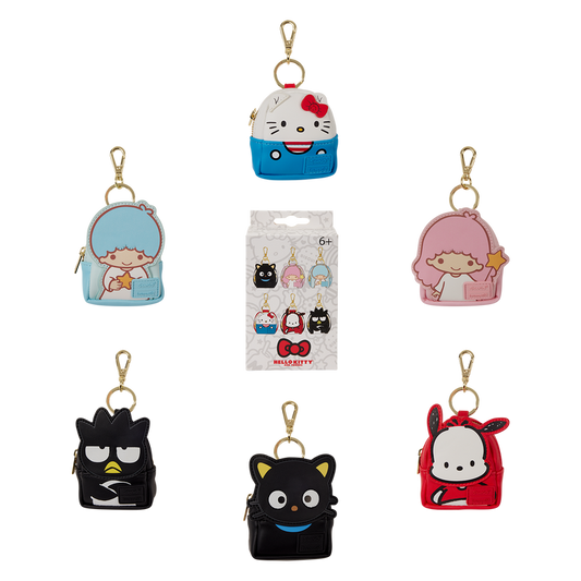 LOUNGEFLY : SANRIO - Hello Kitty Cosplay Blind Box Mystery Bag Charm (1)