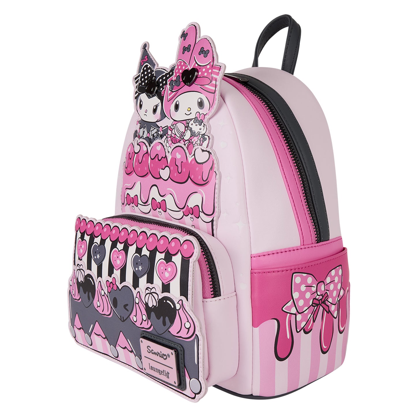 LOUNGEFLY : SANRIO - My Melody & Kuromi Mini Backpack