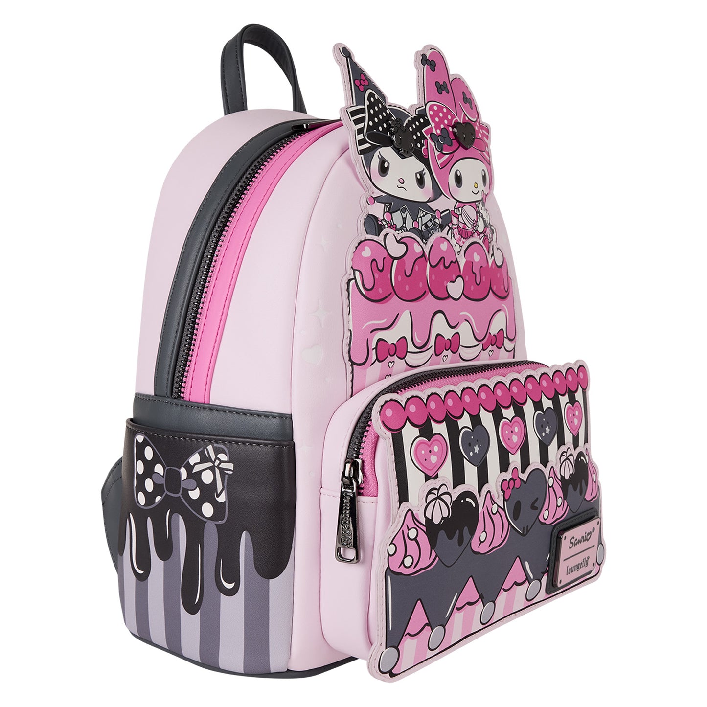 LOUNGEFLY : SANRIO - My Melody & Kuromi Mini Backpack