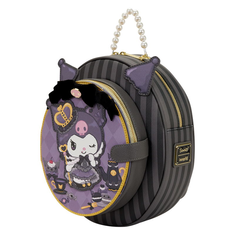 LOUNGEFLY : SANRIO - Kuromi 20th Anniversary Cameo Mini Backpack