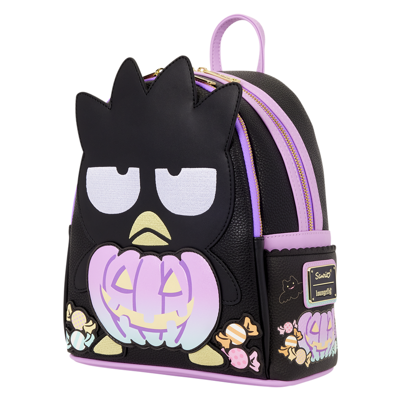 LOUNGEFLY : SANRIO - Badtz-Maru Pumpkin Light-Up Cosplay Mini Backpack