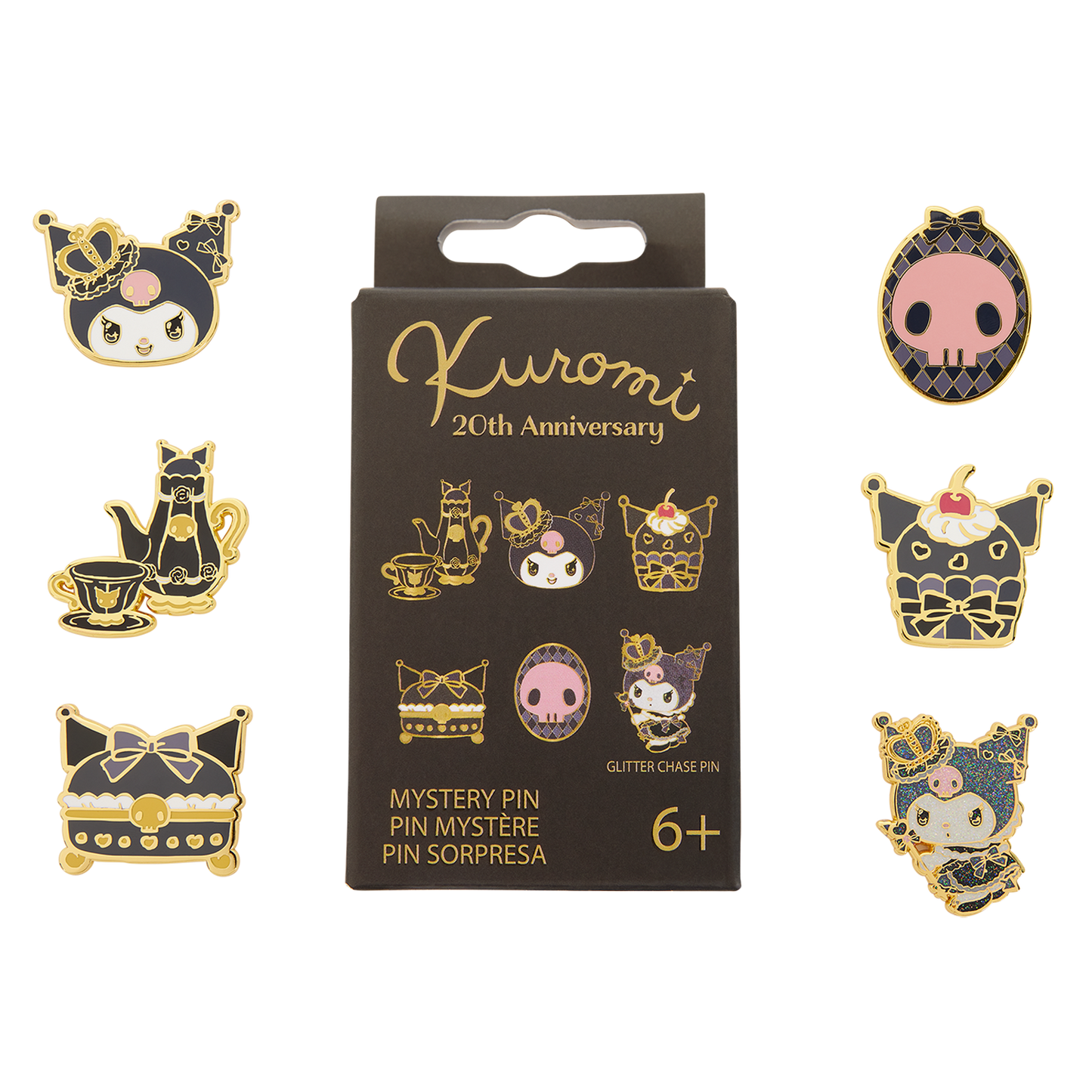 Kuromi 20th Anniversary Blind Box Mystery Pin Badge