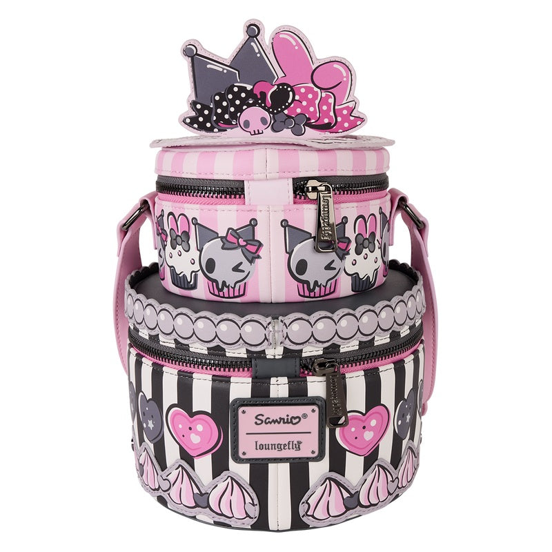LOUNGEFLY : SANRIO - My Melody & Kuromi Cake Figural Crossbody Bag