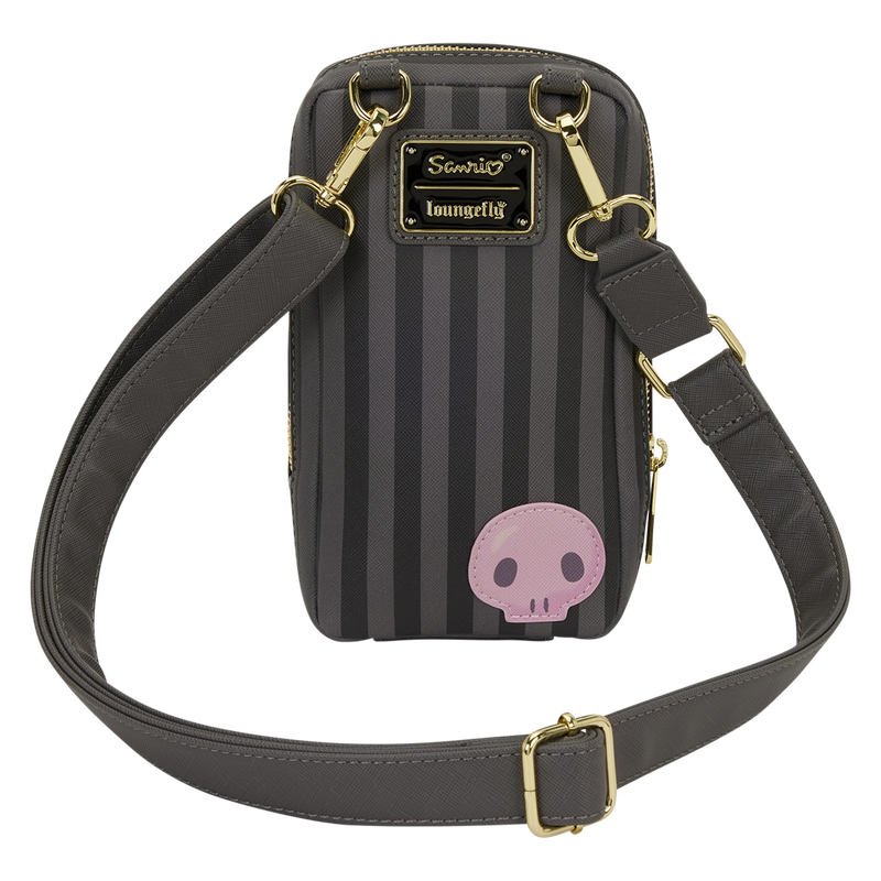 LOUNGEFLY : SANRIO - Kuromi 20th Anniversary Cell Phone Crossbody Bag With Coin Bag