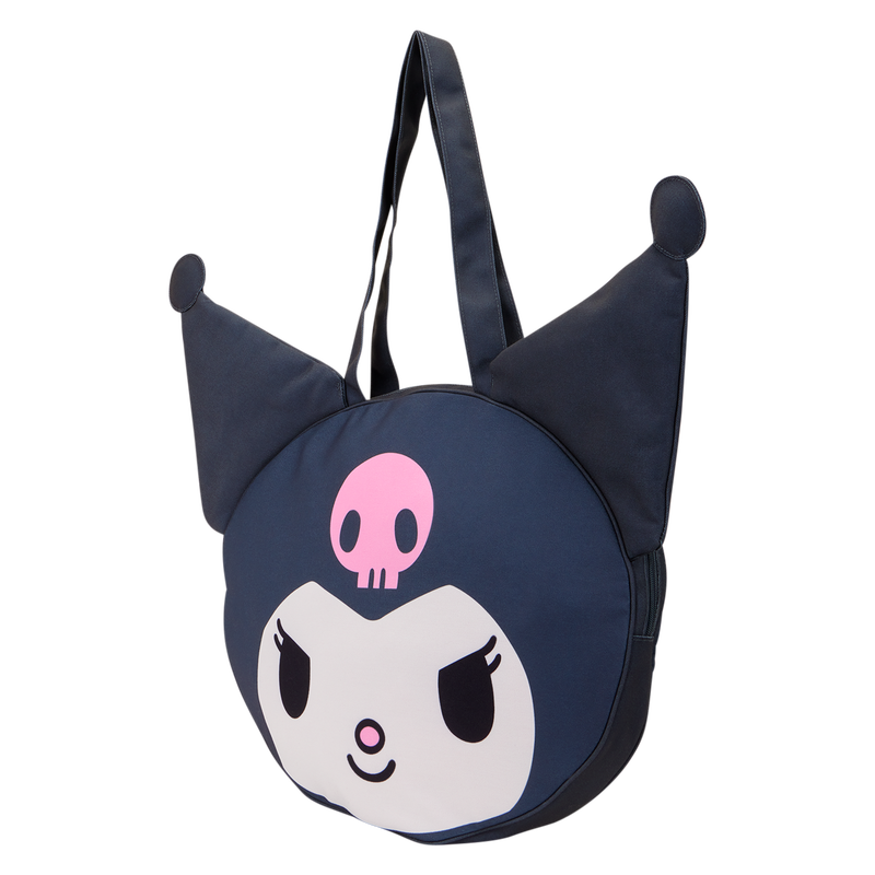 LOUNGEFLY : SANRIO - Kuromi Cosplay Canvas Tote Bag
