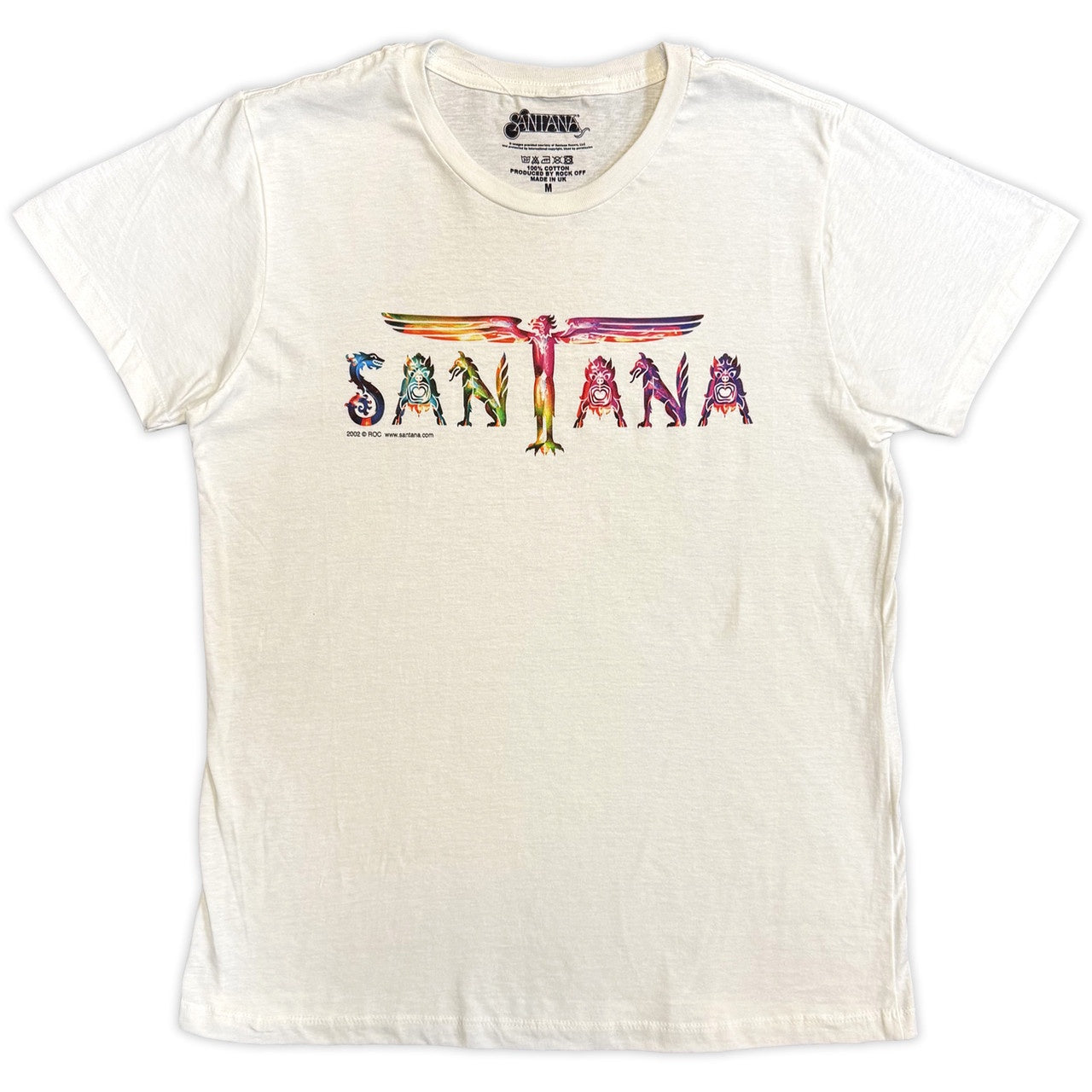 SATANA - Angel Wings Logo White T-Shirt