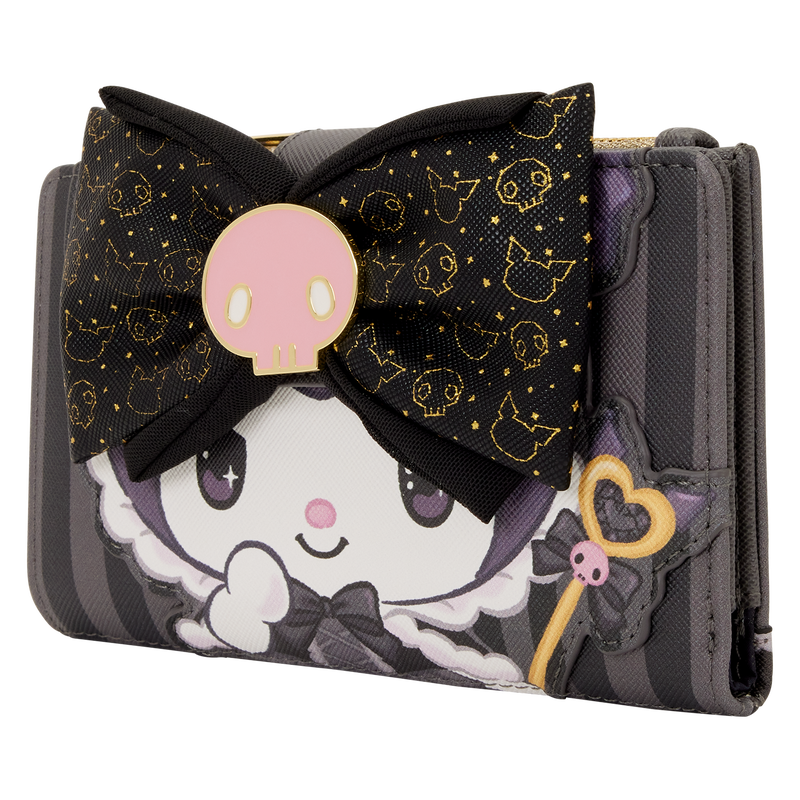 LOUNGEFLY : SANRIO - Kuromi 20th Anniversary Bifold Purse