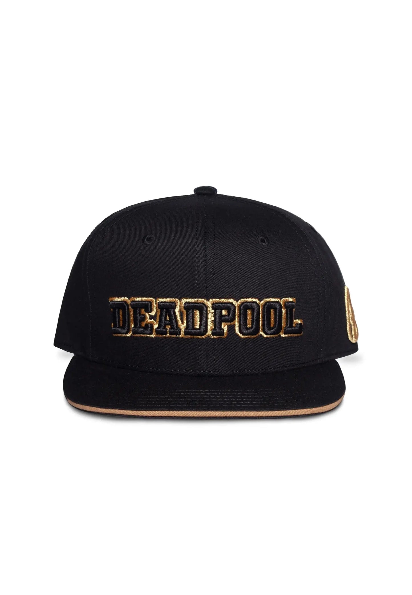 MARVEL - Deadpool Gold Logo Snapback Cap