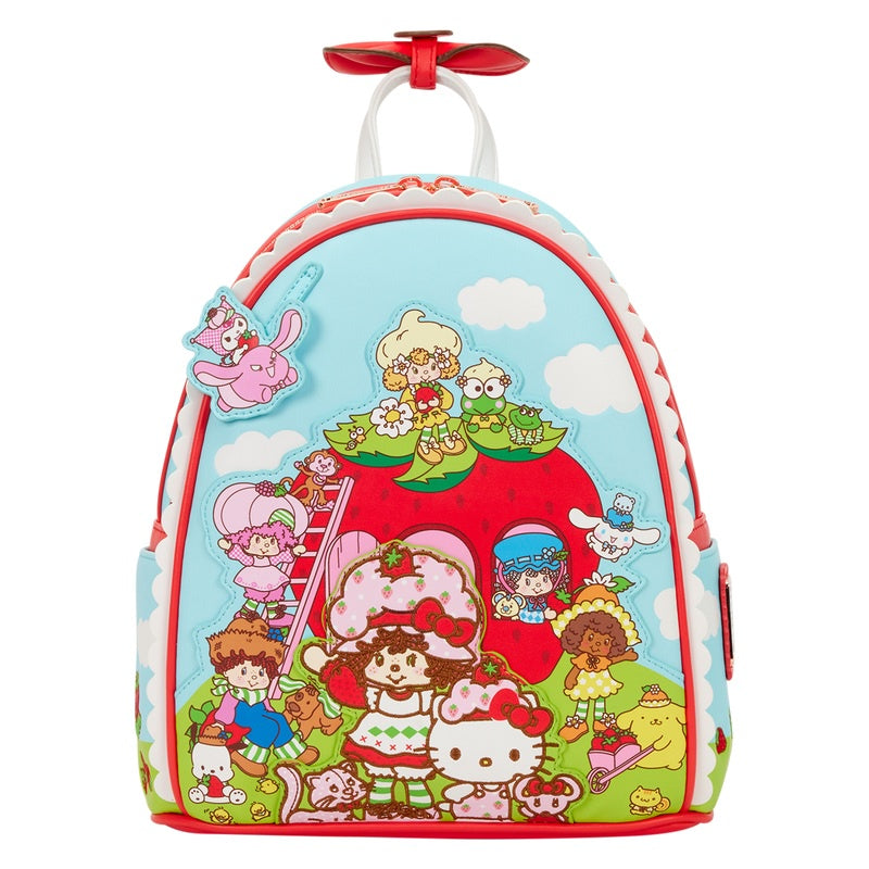 LOUNGEFLY : HELLO KITTY & FRIENDS X STRAWBERRY SHORTCAKE - Scented Mini Backpack