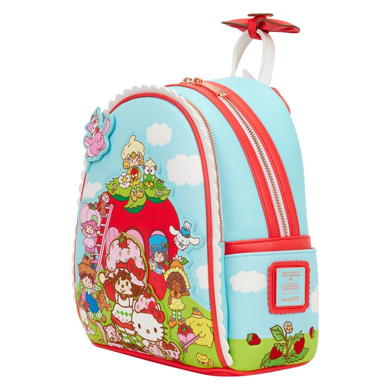 LOUNGEFLY : HELLO KITTY & FRIENDS X STRAWBERRY SHORTCAKE - Scented Mini Backpack