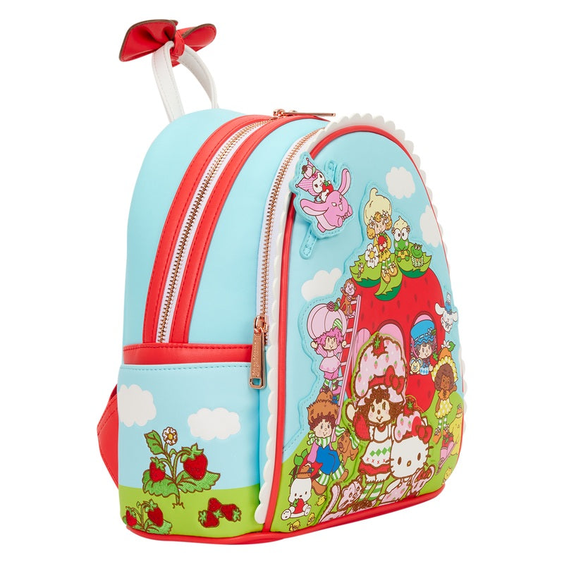 LOUNGEFLY : HELLO KITTY & FRIENDS X STRAWBERRY SHORTCAKE - Scented Mini Backpack
