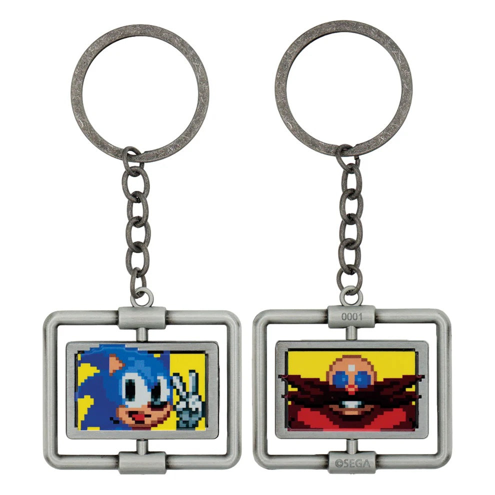 SONIC THE HEDGEHOG - Spinning Keyring