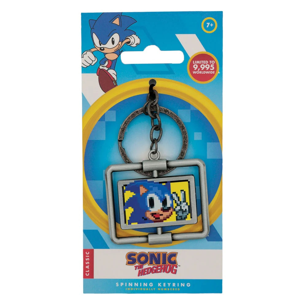 SONIC THE HEDGEHOG - Spinning Keyring