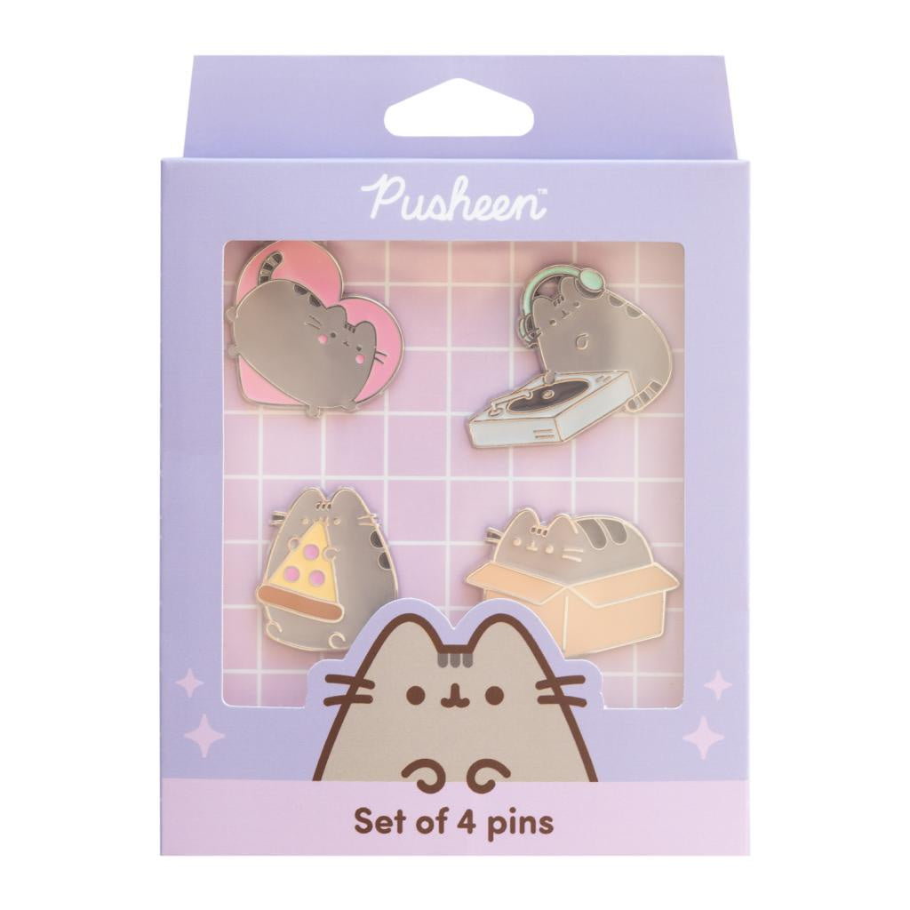 PUSHEEN - Set Of 4 Pins