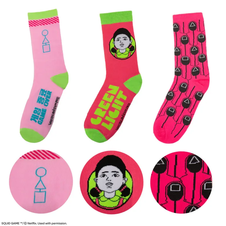 SQUID GAME - 3-Pack Socks