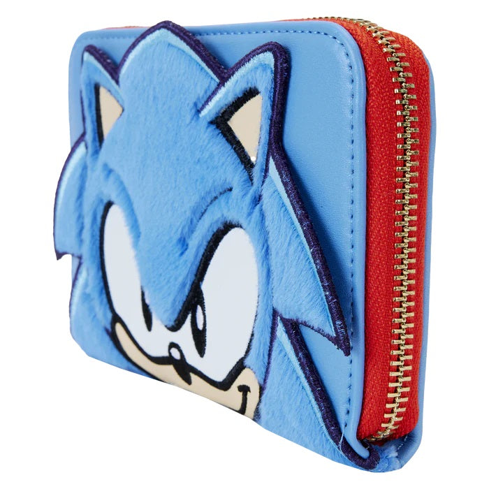 LOUNGEFLY : SEGA - Sonic The Hedgehog Classic Cosplay Zip Purse