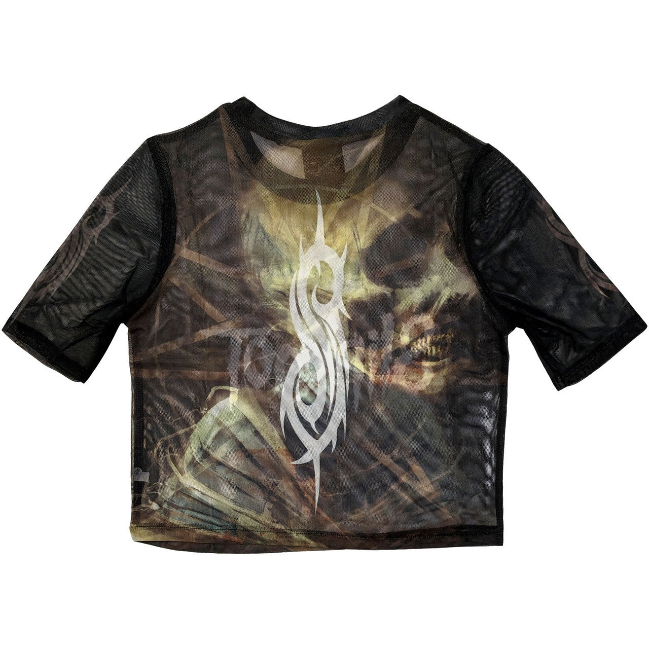 SLIPKNOT - The End, So Far Profile Back Print Mesh Crop Top