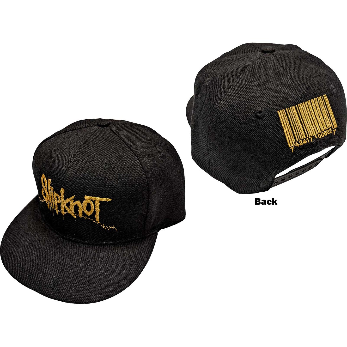 SLIPKNOT - Barcode Back Print Snapback Cap