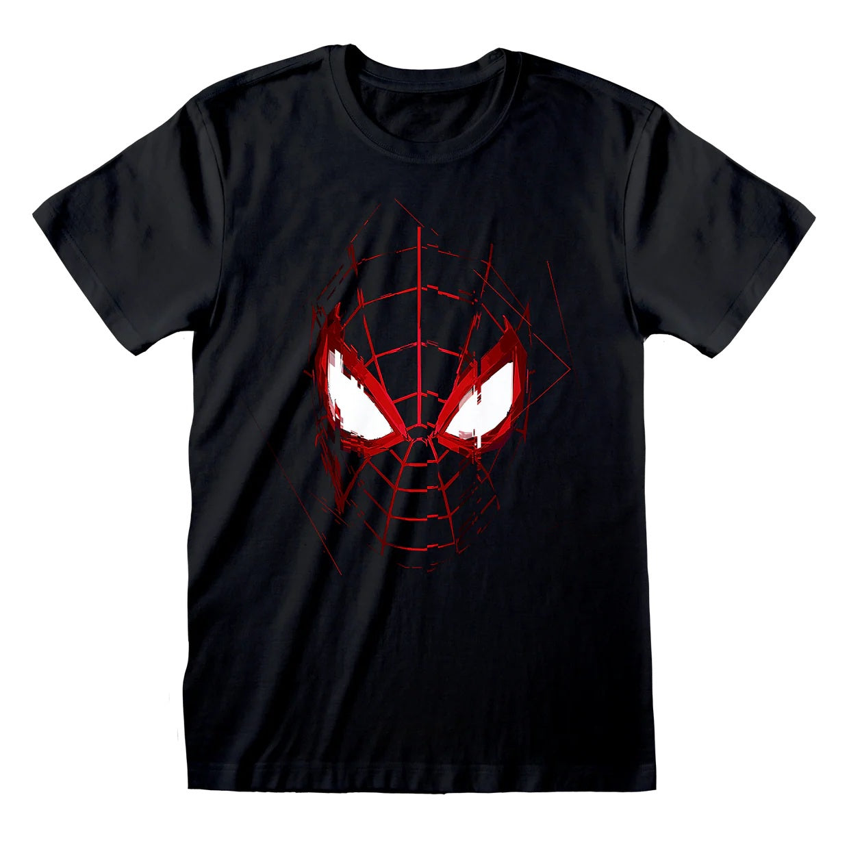 MARVEL : SPIDER-MAN - Miles Morales Mask Glitch T-Shirt