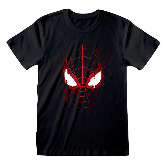 MARVEL : SPIDER-MAN - Miles Morales Mask Glitch T-Shirt