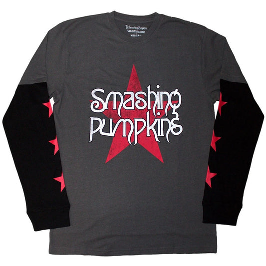 SMASHING PUMPKINS - Star Logo Layered Long Sleeve T-Shirt