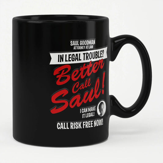BREAKING BAD - Better Call Saul In legal Trouble?  Black Mug