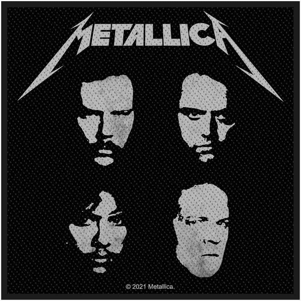 METALLICA - Black Album 2021 (Faces) Woven Patch